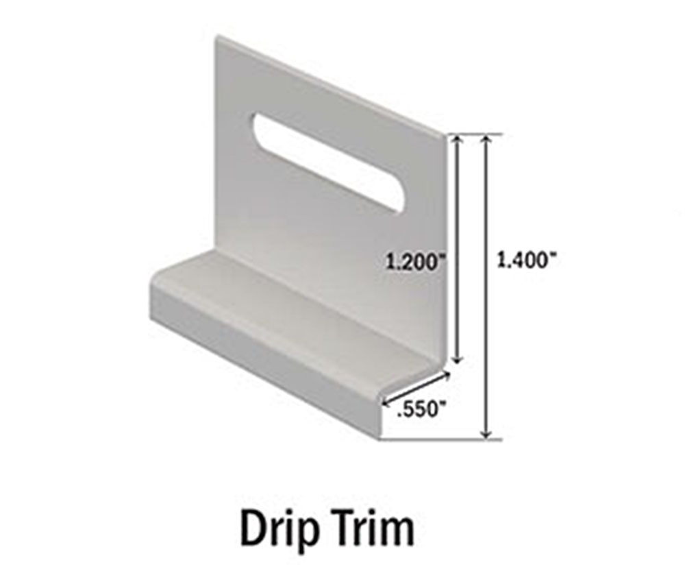 ez liner drip trim piece
