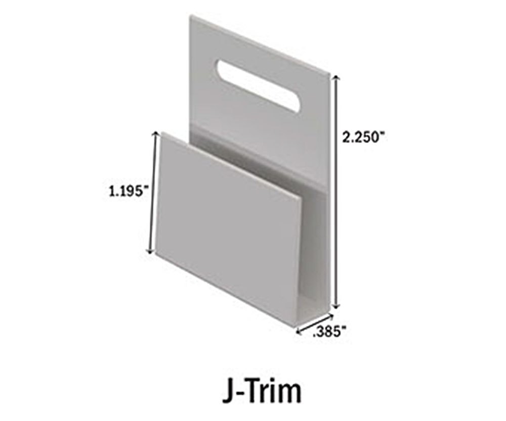 ez liner j trim piece