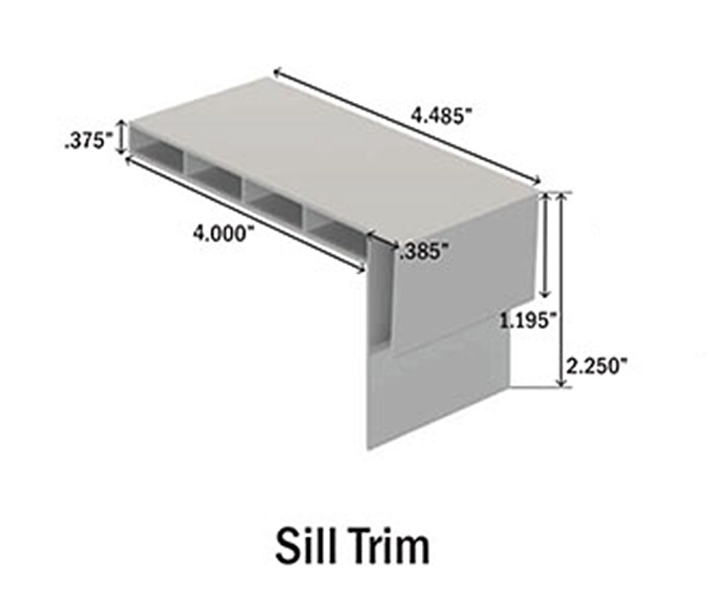 ez liner sill trim piece