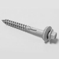 #12 x 2” CoverLite® Hex Head Sharp Tip Wood Screw | White #3330001 (250/bag)