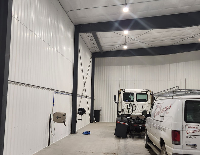 Truck Wash, KLAR PVC Corrugated White