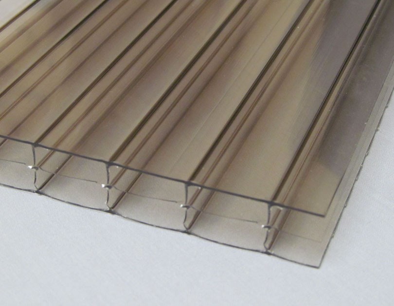 16mm Triple Wall THERMOCLEAR™ Polycarbonate Panel with 2 Sided UV - Bronze
