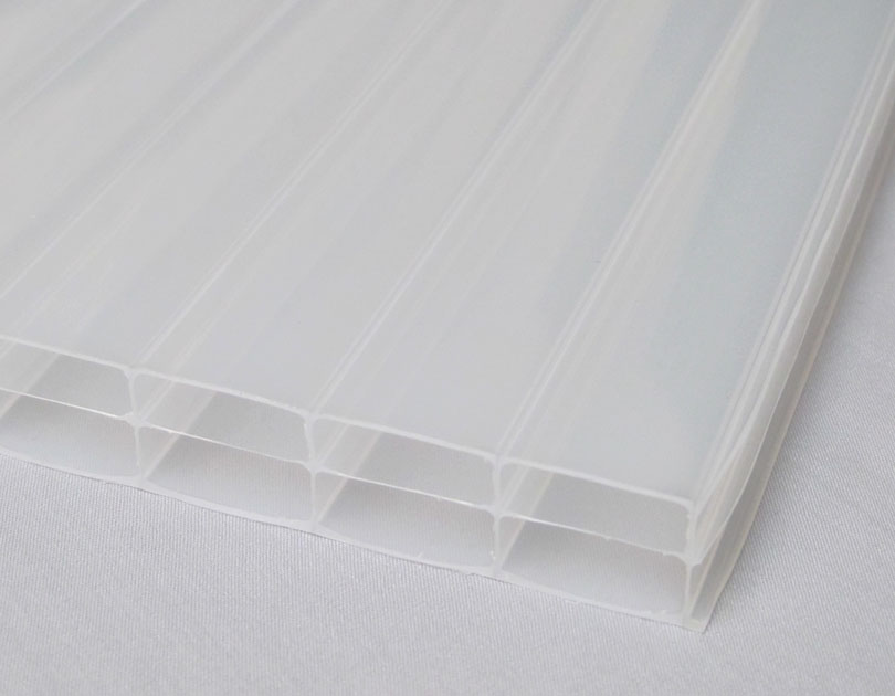 16mm Triple Wall THERMOCLEAR™ Polycarbonate Panel with 2 Sided UV - Opal