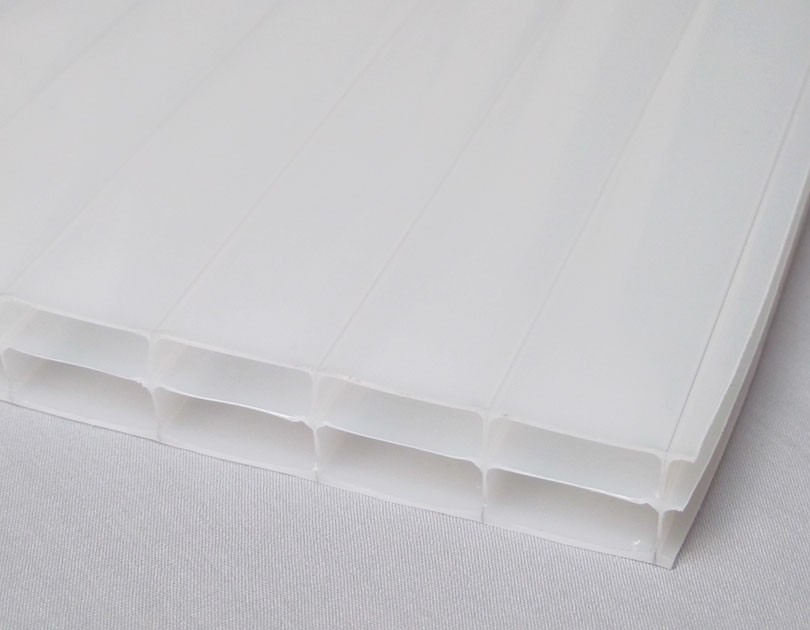 16mm Triple Wall THERMOCLEAR™ Polycarbonate Panel with 2 Sided UV - White
