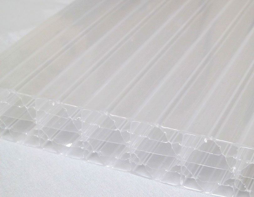 25mm 5 Wall X Structure THERMOCLEAR™ Plus Polycarbonate Panel with 2 Sided UV - Opal
