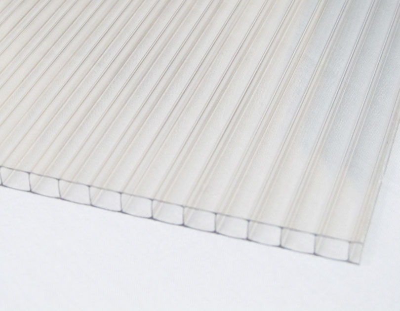 6mm Twin Wall THERMOCLEAR™ Polycarbonate Panel with 2 Sided UV - Clear