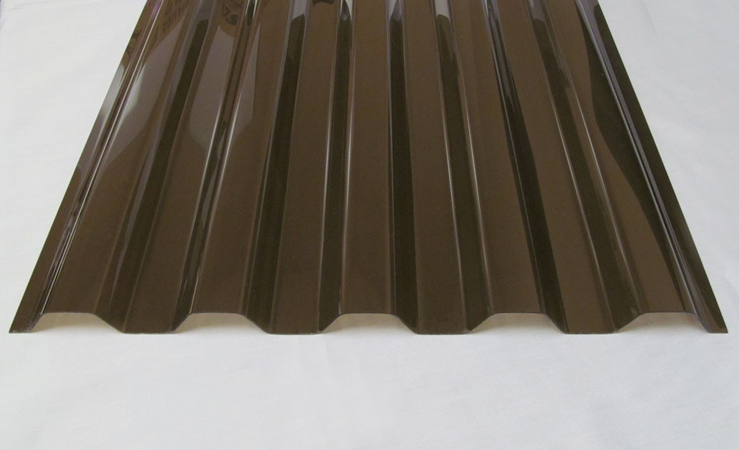 CoverLite® Greca Corrugated Polycarbonate - Bronze