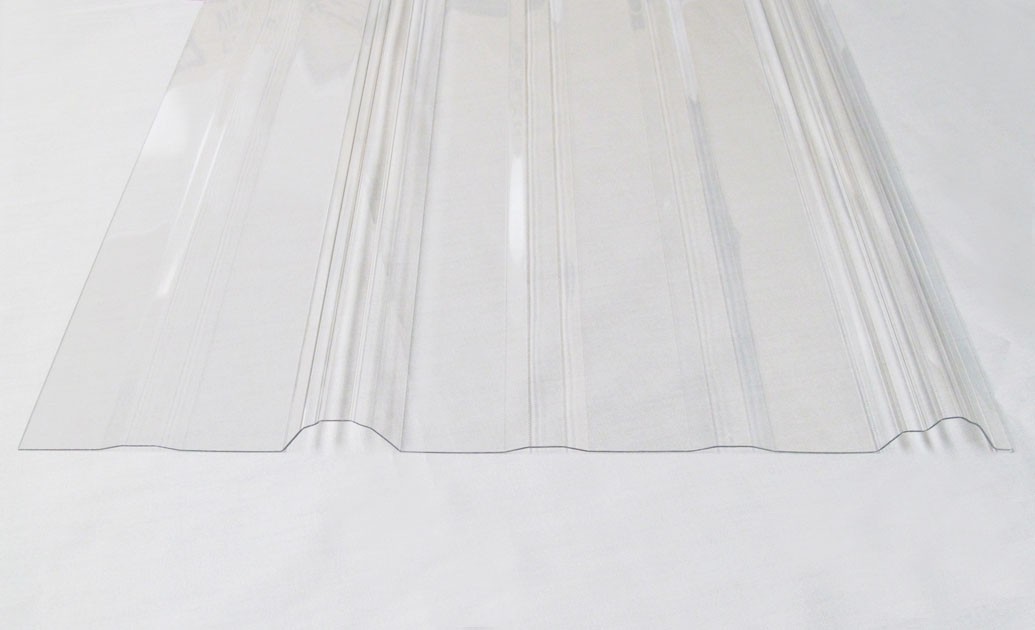 CoverLite® MR9 Corrugated Polycarbonate .8mm - Clear