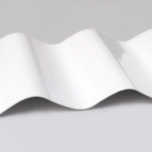 Sine Wave PVC Panel - White (Disc.)